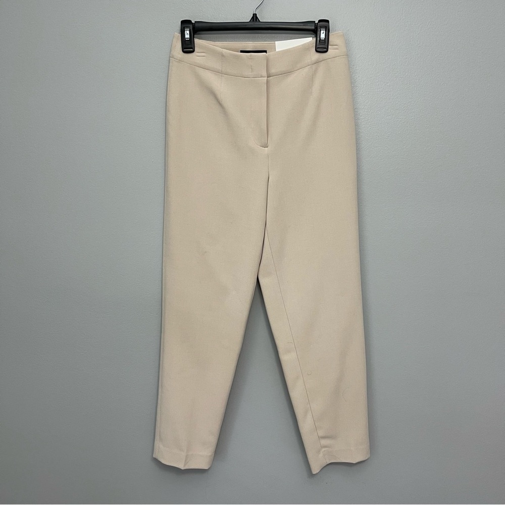 Ann Taylor Slim High Rise Cream Pants NWT
